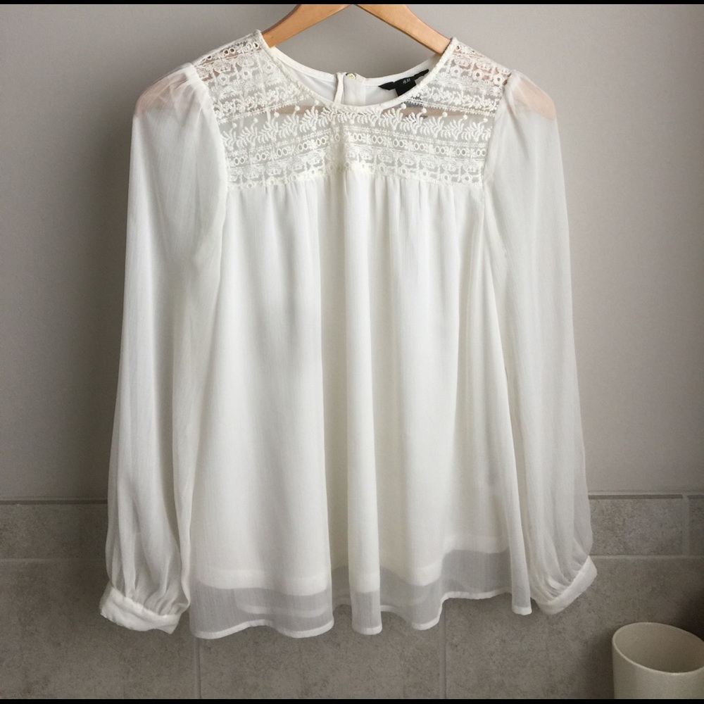 Sheer H&M Lace Blouse