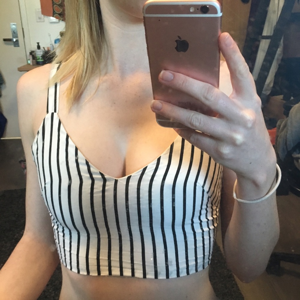 Striped Crop Top