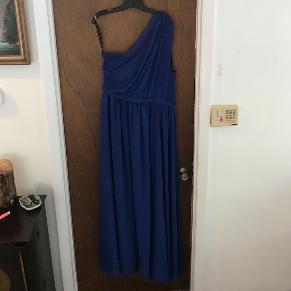 Alfred Angelo One Shoulder Bridesmaid Gown
