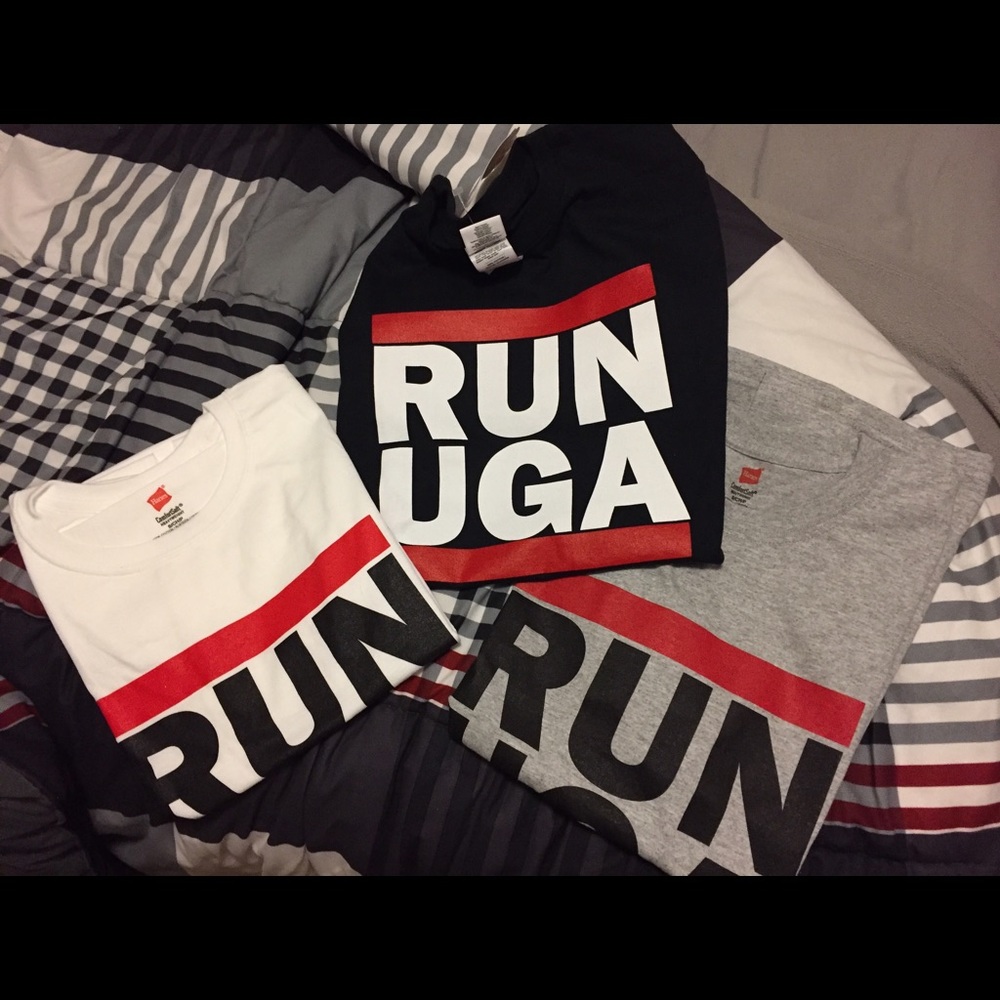 Georgia RUN UGA tee - Picture 2 of 2