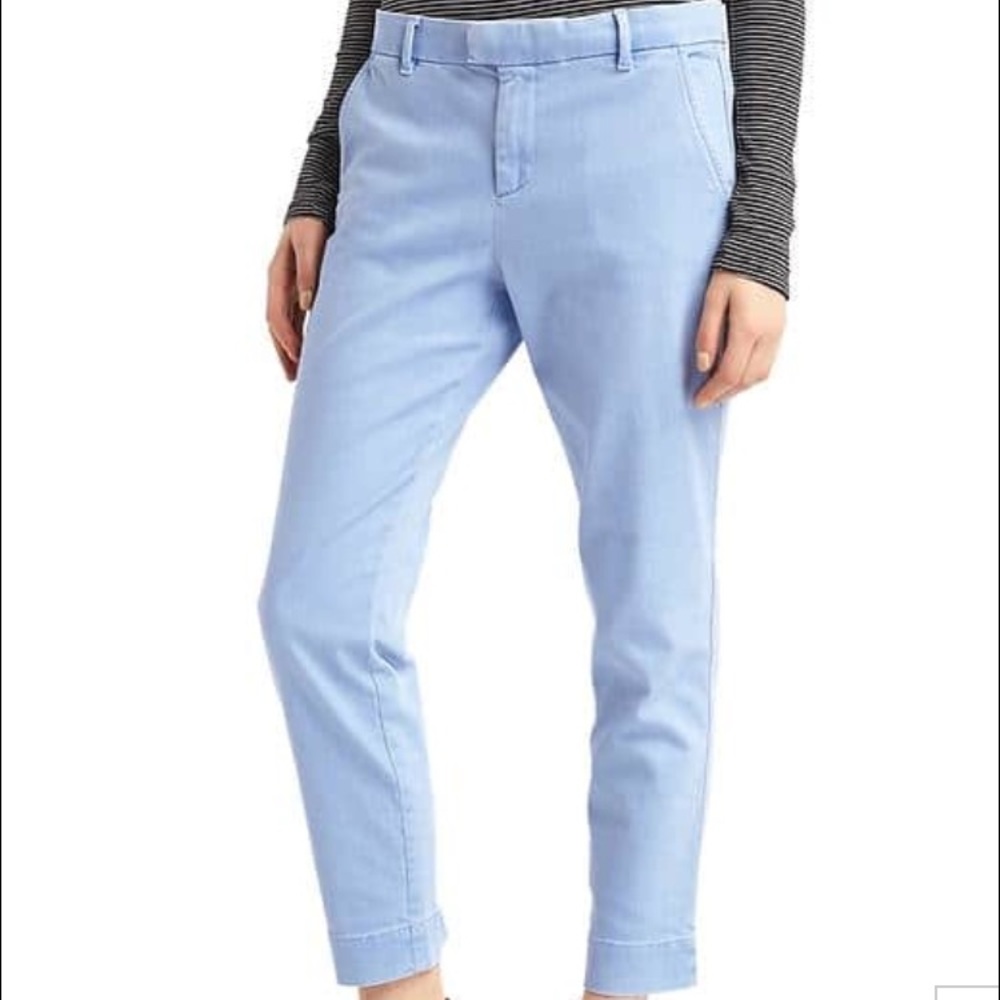 gap slim crop pants