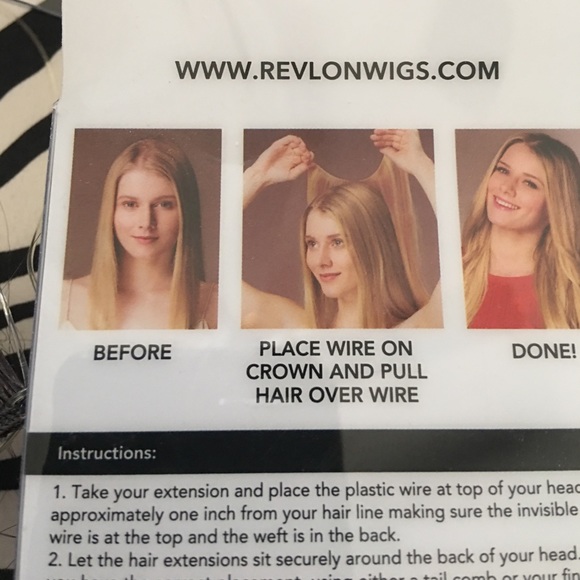 Two pack fabulength extensions dark brown 18in - Picture 3 of 5