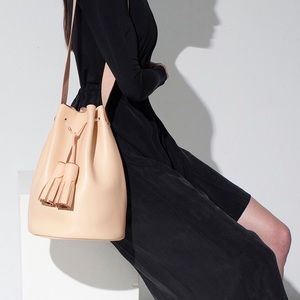 🌀SOLD🌀Building Block Bucket Bag in Nude