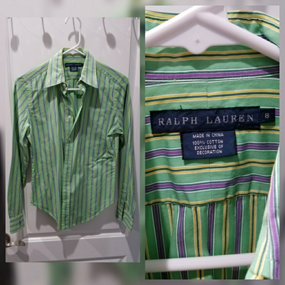 WOMEN'S Ralph Lauren Button Down Dress Shirt