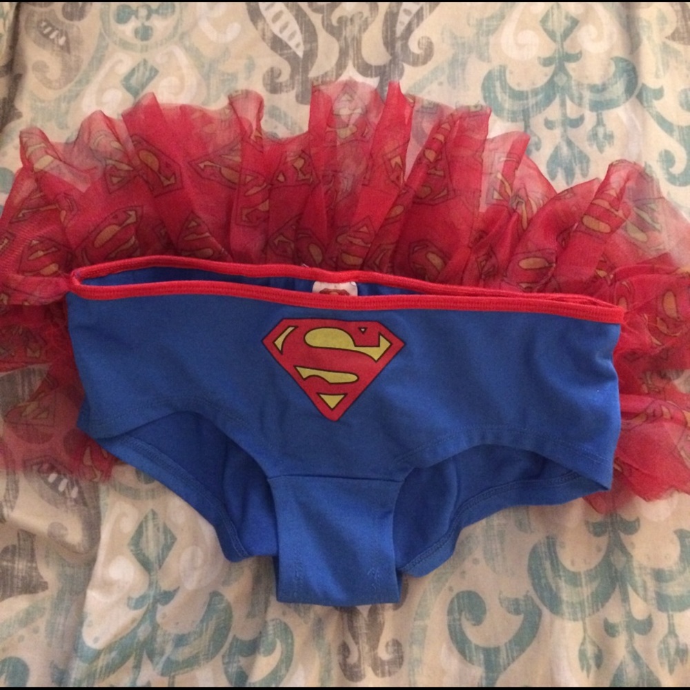 Superman half tutu bottoms🔴🔵