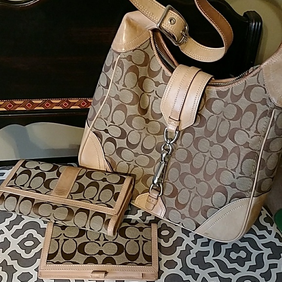 Coach Handbags - Coach bag and matching wallet
