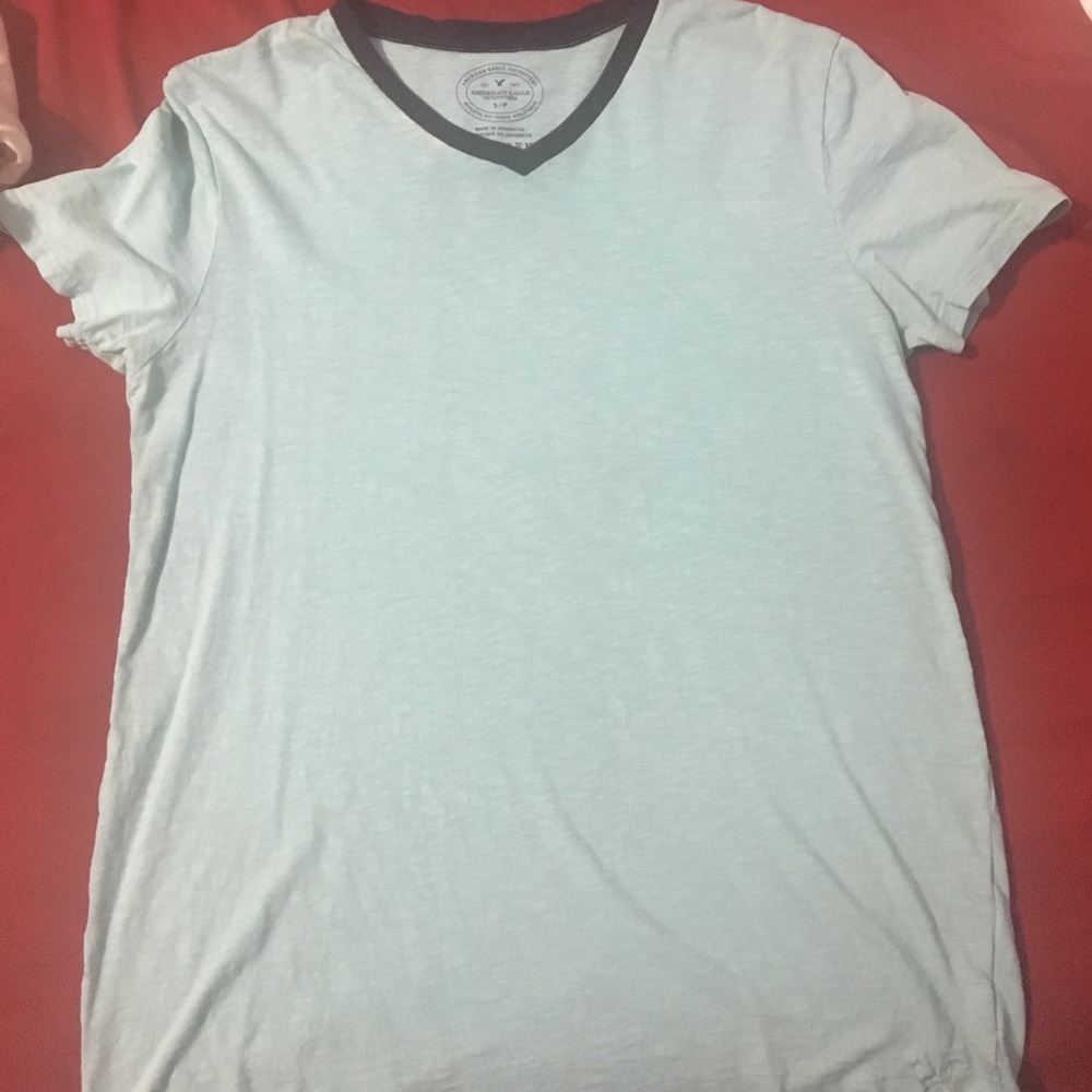 Baby blue men's tshirt