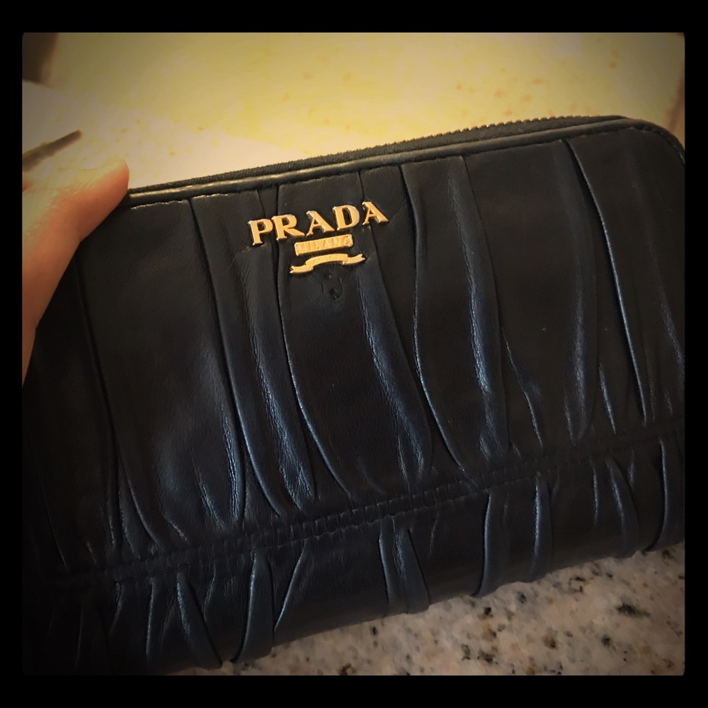 Prada wallet in black