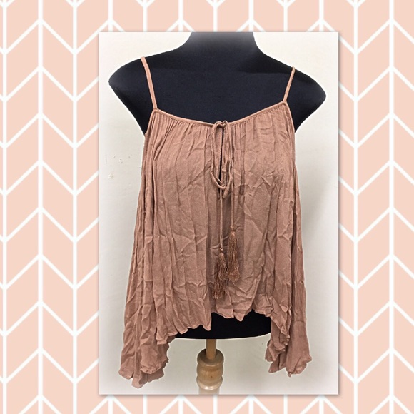 🎀HP🎀 Rusty mauve cold shoulder top - Picture 2 of 4