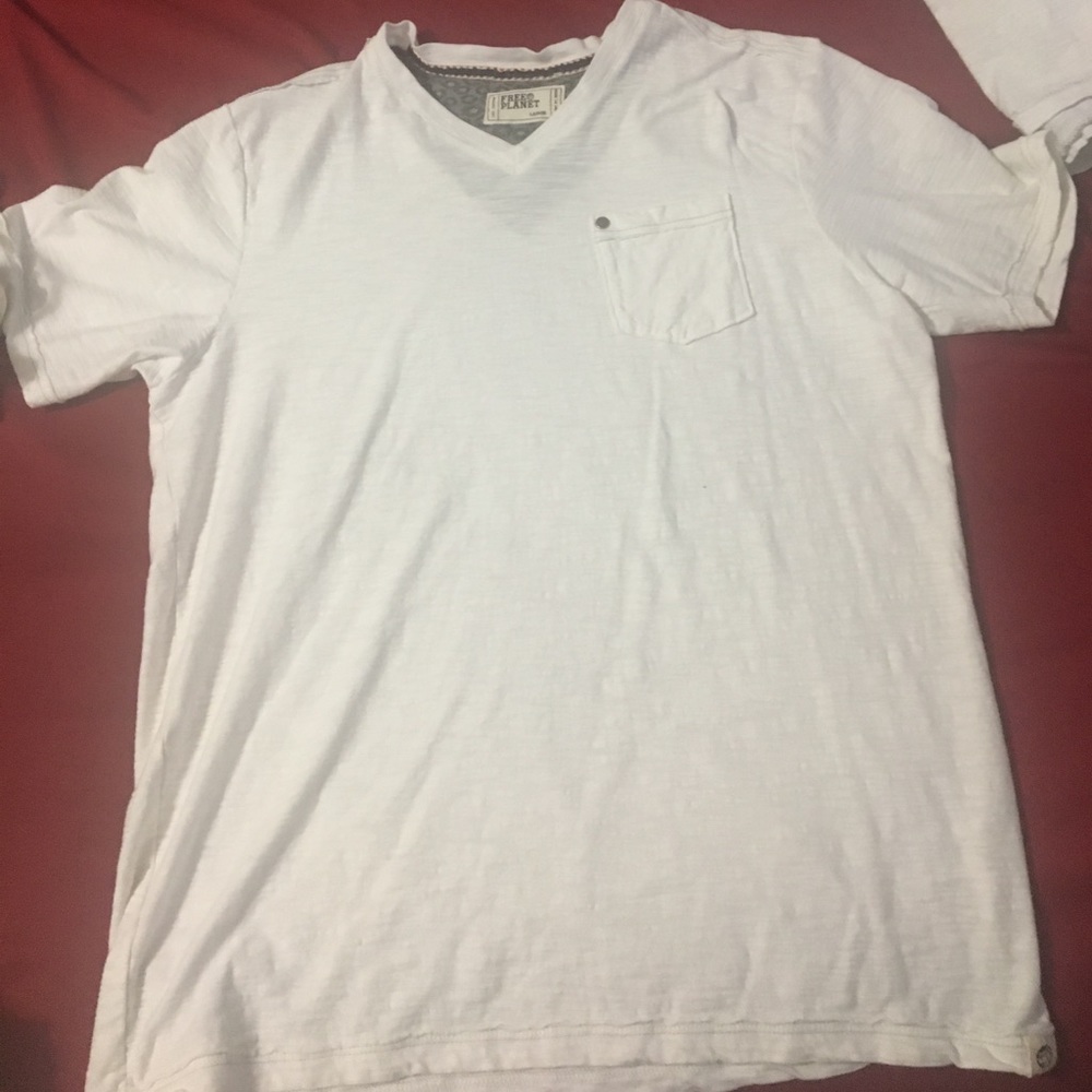 Men's Free People white tshirt
