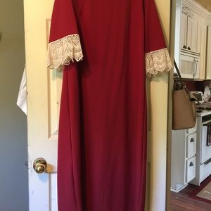 Dainty Jewell's Red Lace Dress XXL