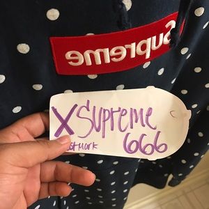 Ua supreme X Cdg box logo hoodie