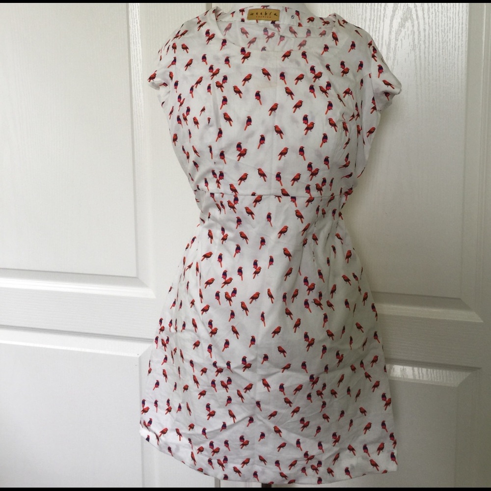 Bird Printed summer dress