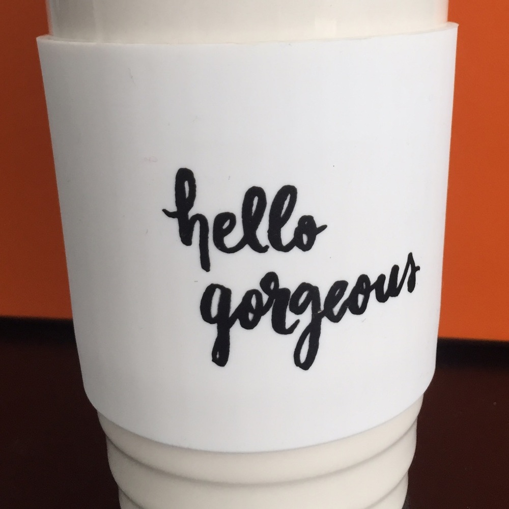 🆕 "hello gorgeous" rubber mug sleeve