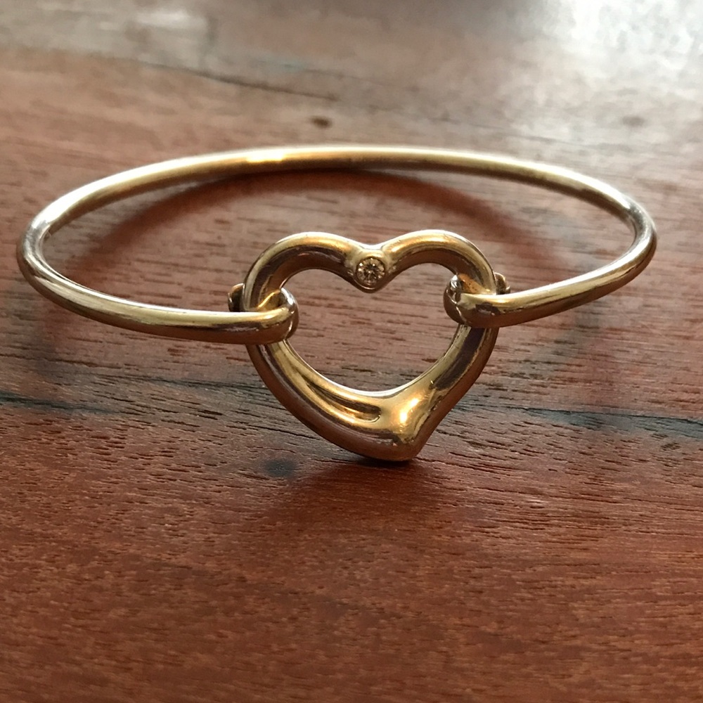 Tiffany & Co. Elsa Peretti Open ❤️ Diamond Bangle