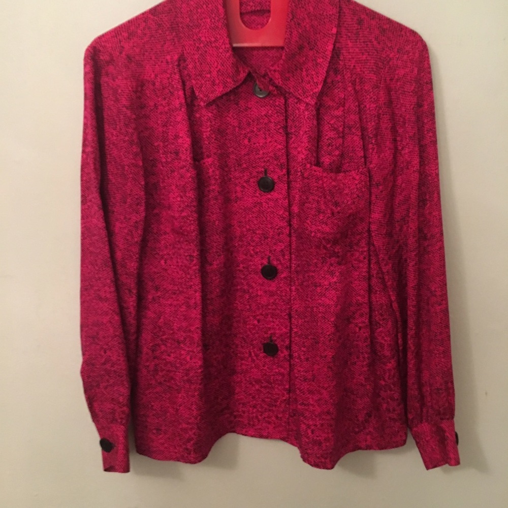 100% Silk Button Down