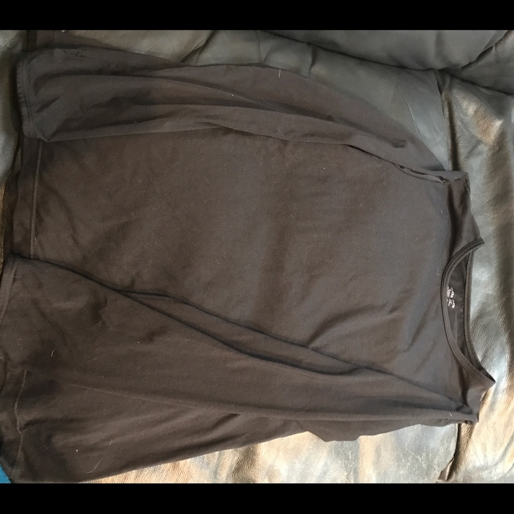 Black long sleeve Cuddl Duds shirt