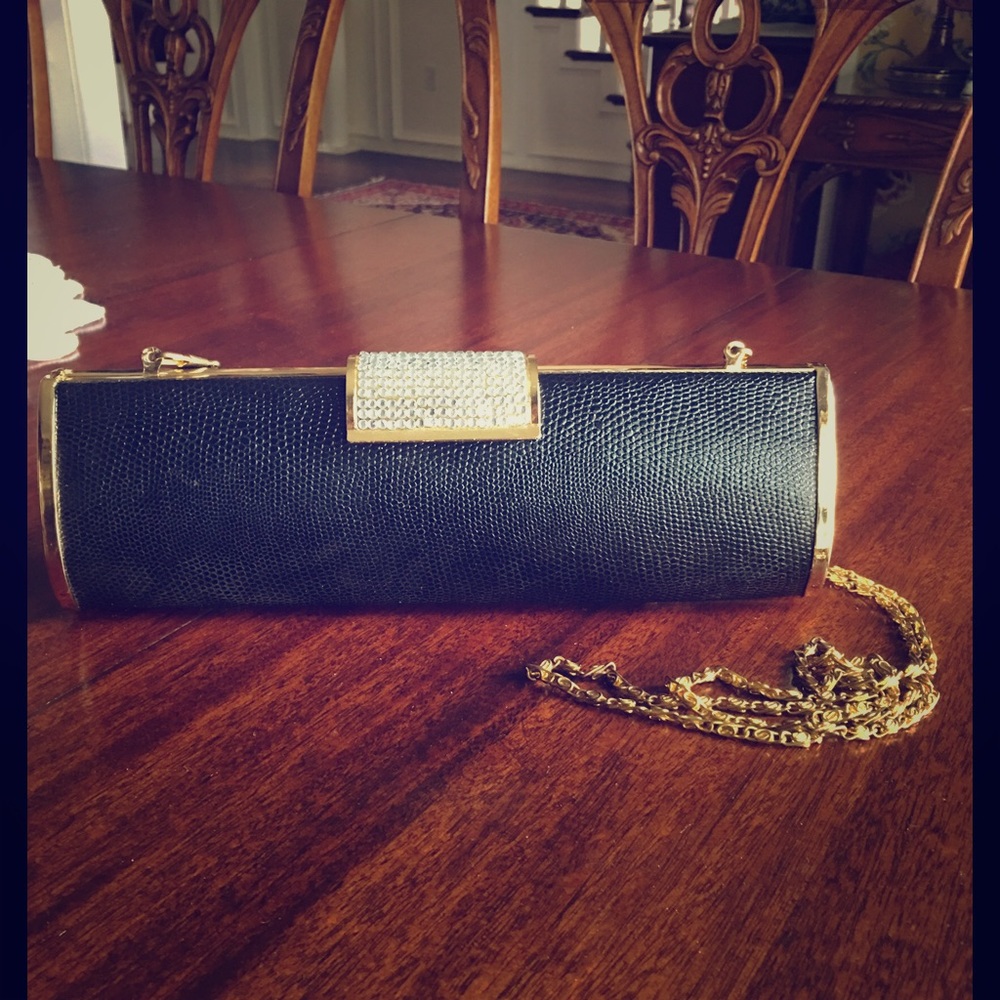 After 5 clutch with optional shoulder strap