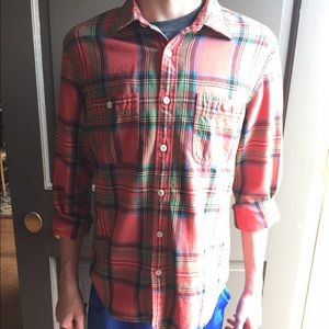 J.Crew mid weight flannel shirt