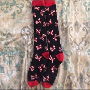 Minnie Mouse bow socks❤️🖤