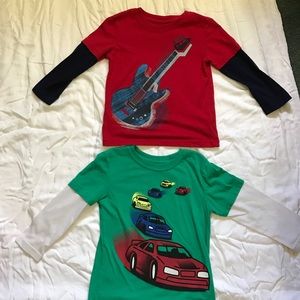 2 long sleeved Boys shirts. Size 4t.