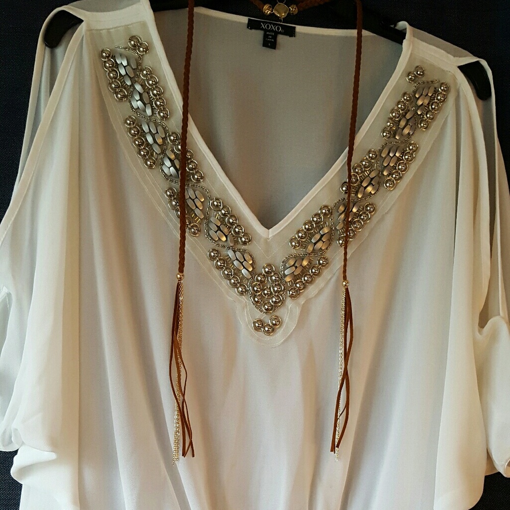 Embellished top