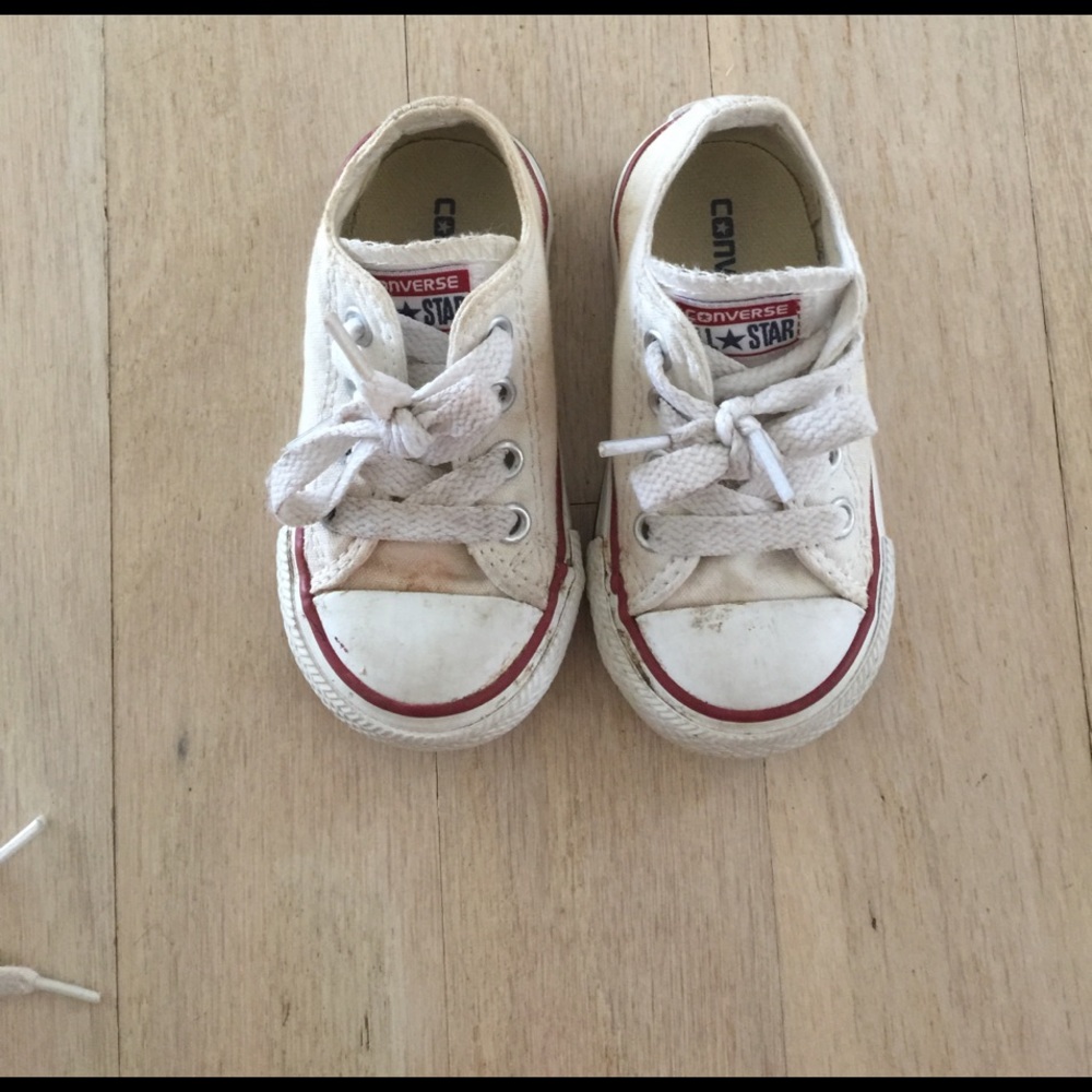 White toddler converse