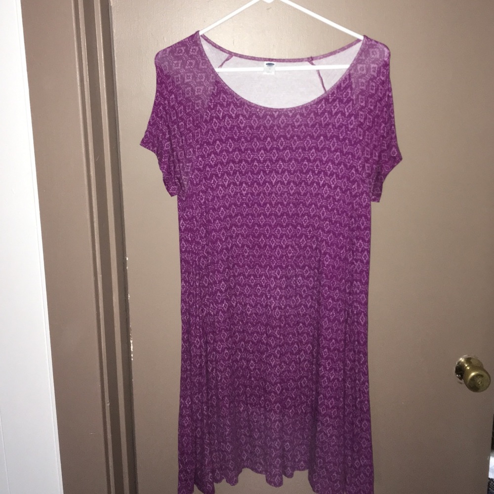 Fuschia swing dress