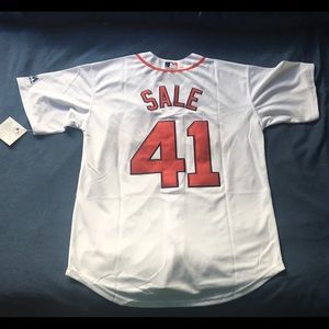 Boston Red sox Sale #41 home white jersey New