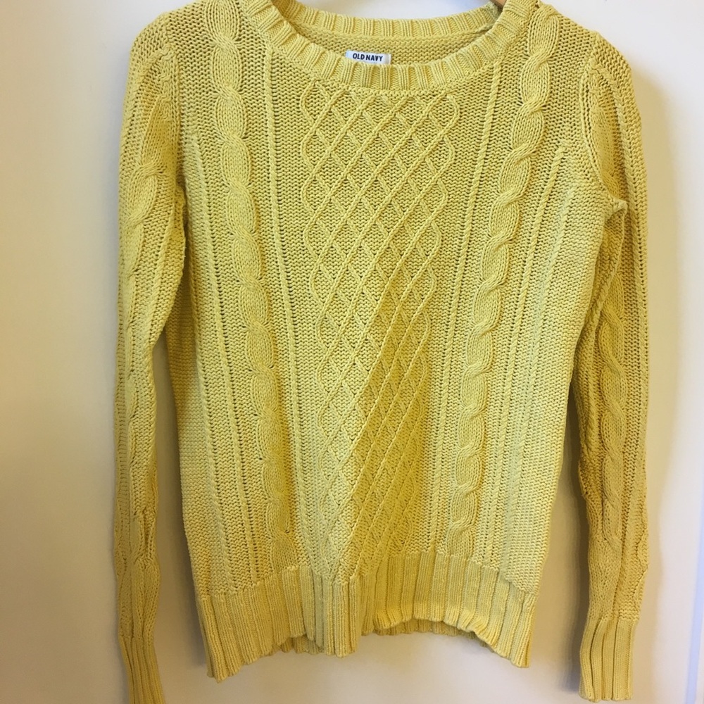 Cable knit sweater