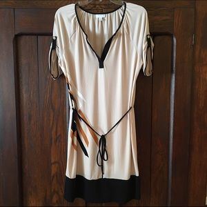 New York & Company Tie-Waist Stretch Jersey Dress