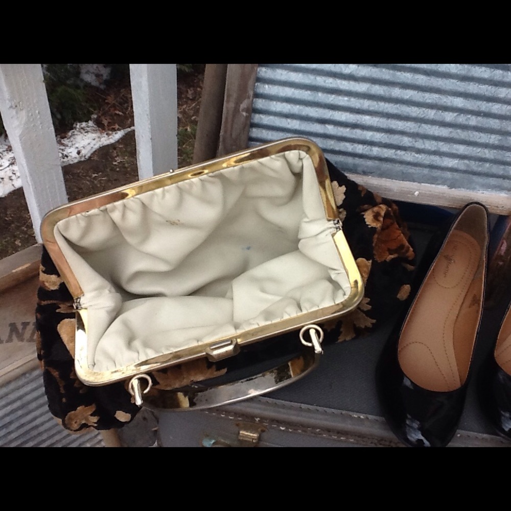 Vtg JR Carpetbag Tapestry Purse - Picture 3 of 3