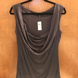 Ann Taylor cowl neck sleeveless shirt