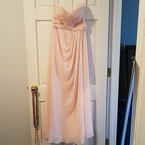 Light pink prom/bridesmaid gown