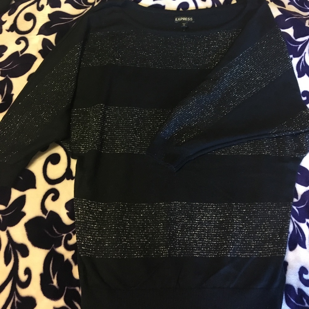 Dolman style 3/4 sleeve sweater