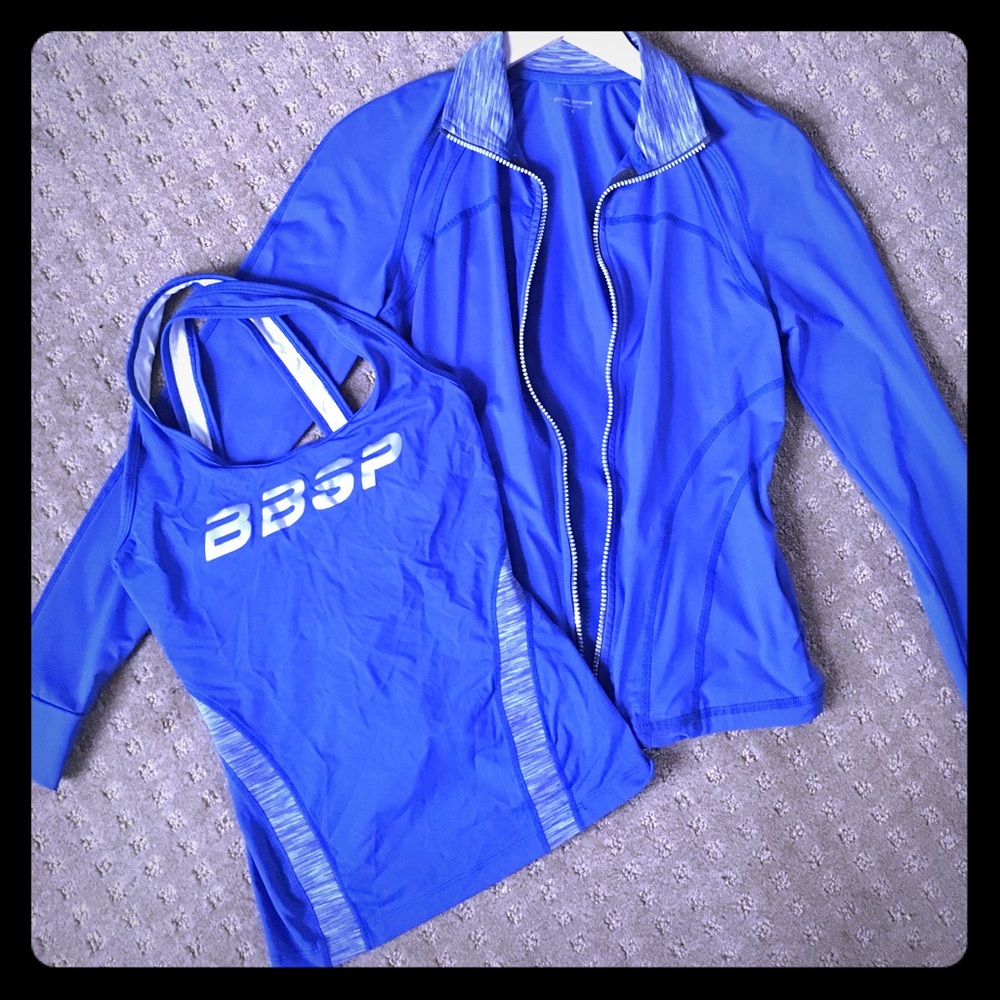 Workout/athletic tank w matching jacket