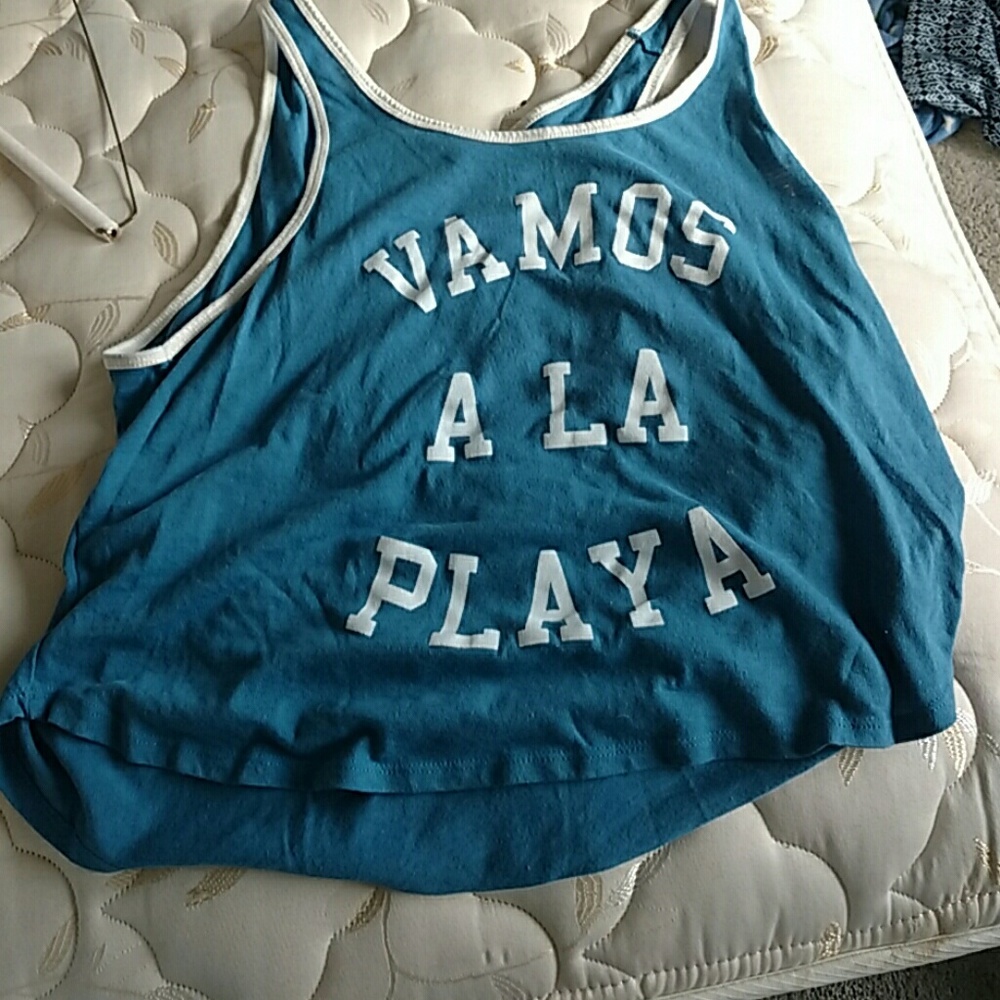 Vamos a la playa tank top.