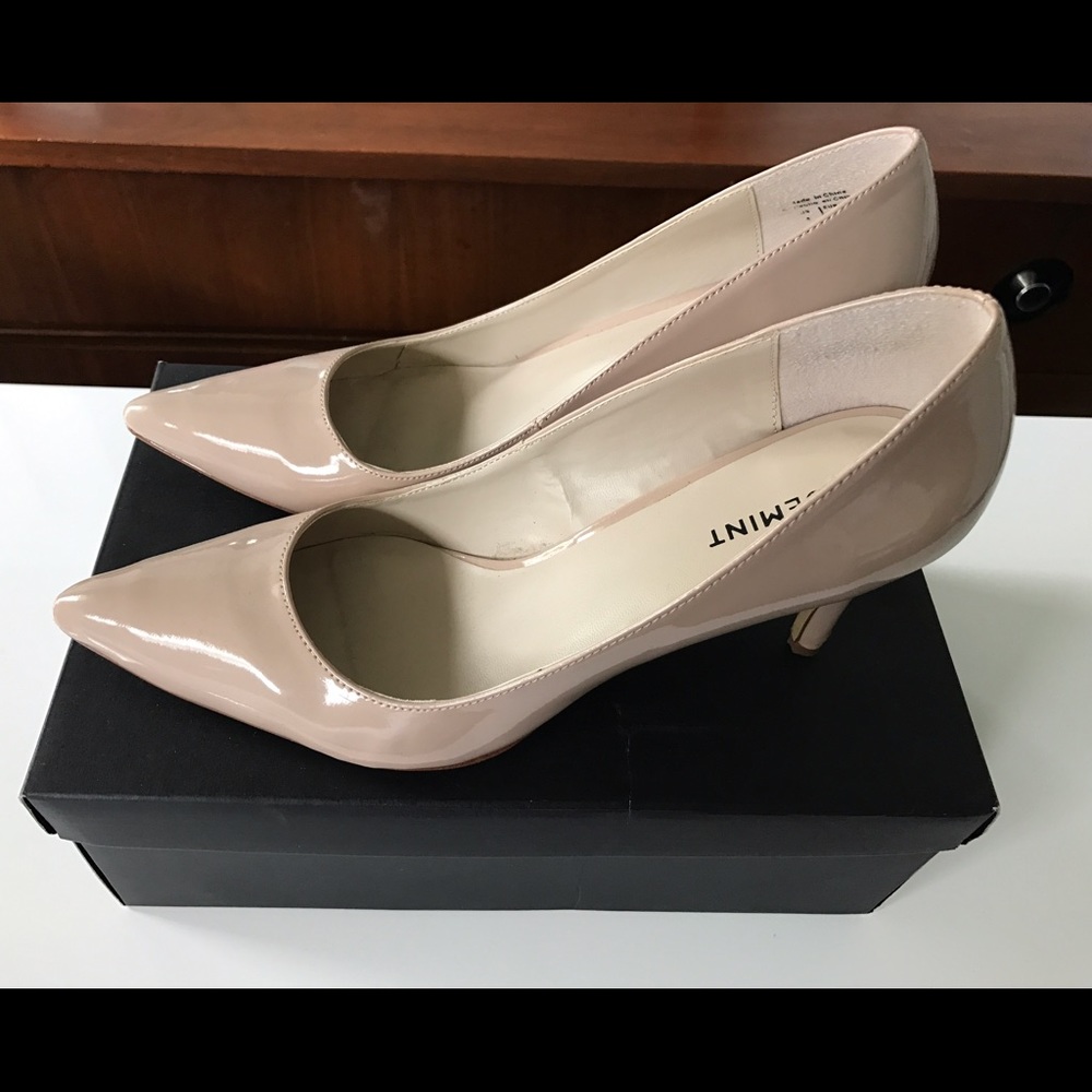 Shoemint Nude Sawyer Pumps, Size 8