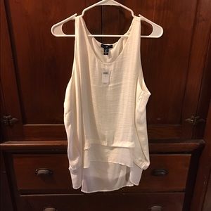 White tank top