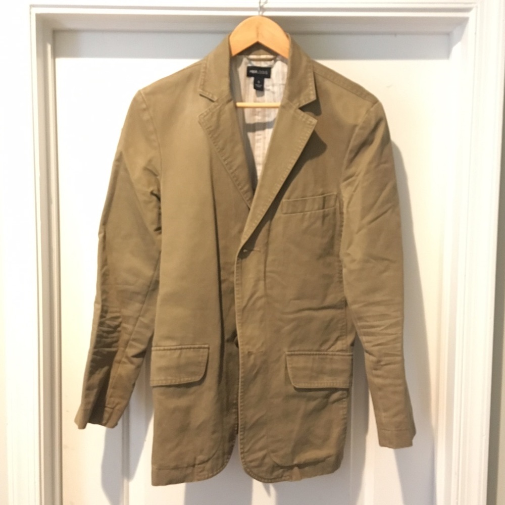 H&M olive blazer - small