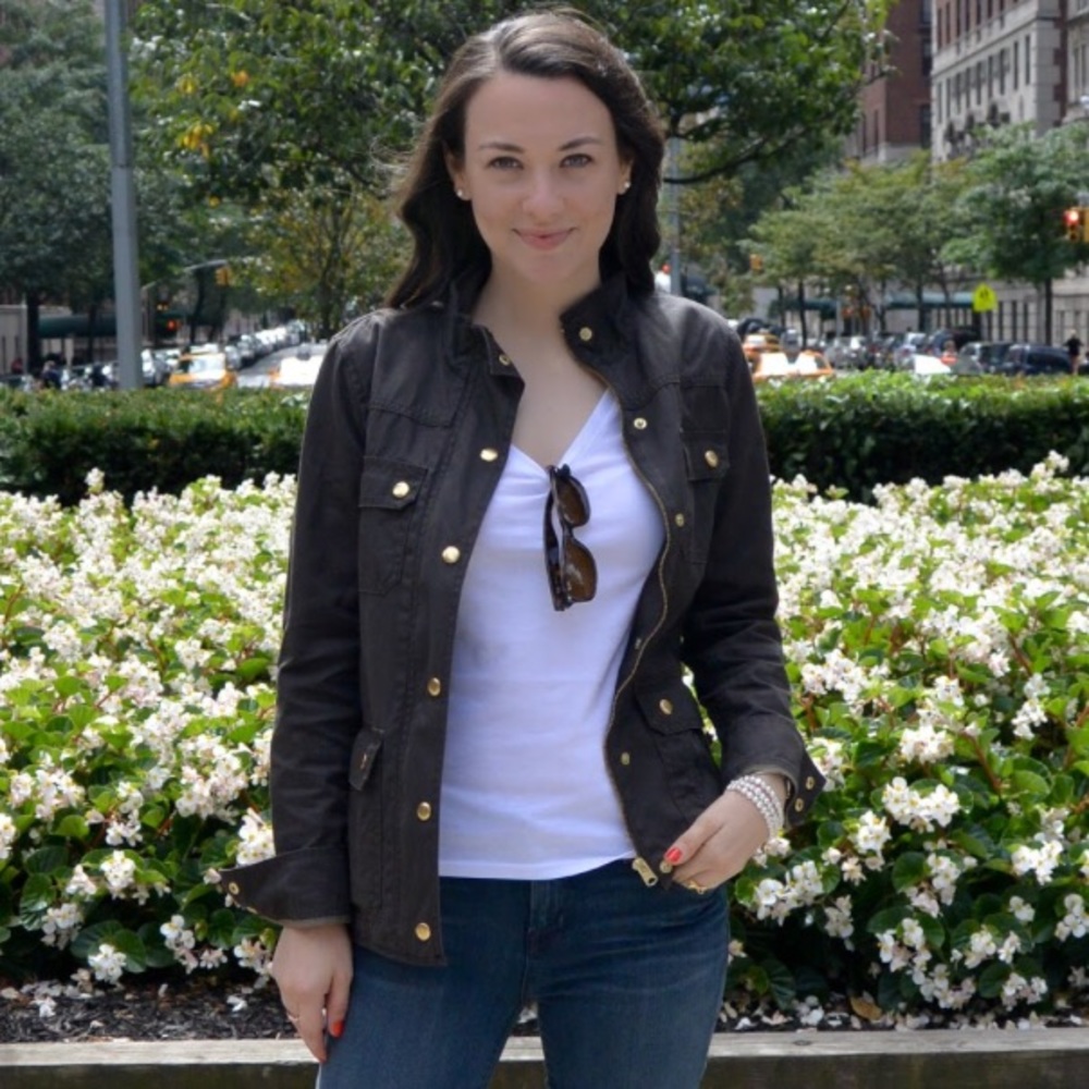 J Crew Field Jacket in Black