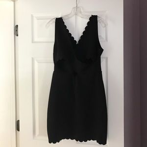Top shop scalloped cut out dress - worn once