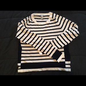 Black and white sweater