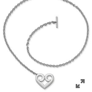 James Avery Heart Toggle Necklace