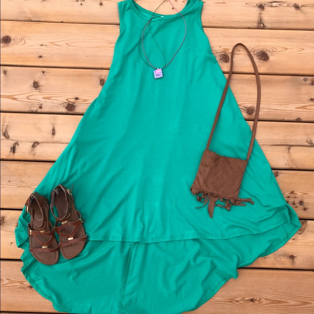 Kelly Green Maxi Dress