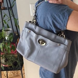 ❇️WEEKEND SALE❇️ Dusty Blue Coach Shoulder Bag