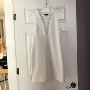 Top Shop off white neck plunge