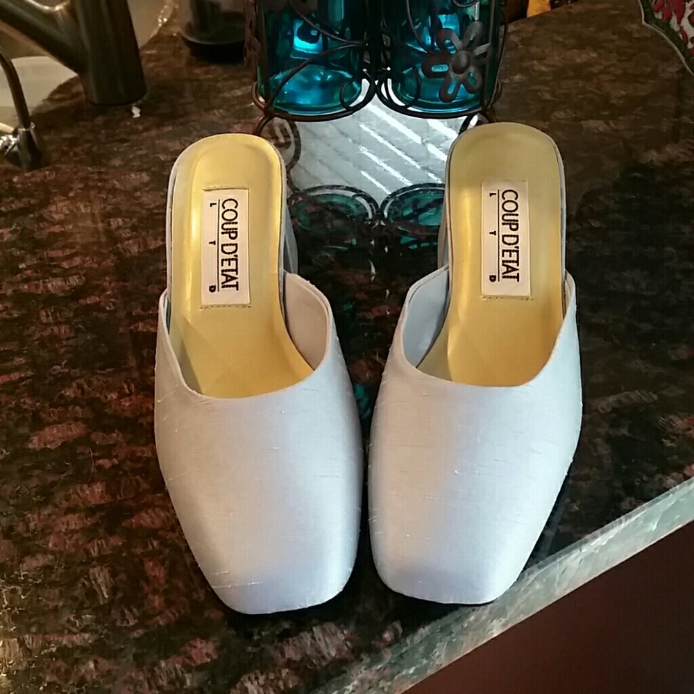 Light Blue Mules