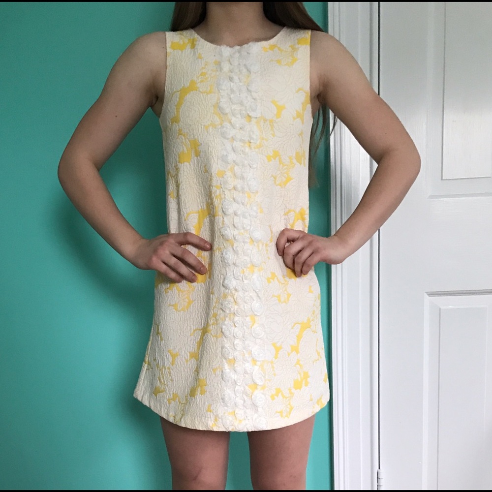 Bonnie Jean White Flower Dress