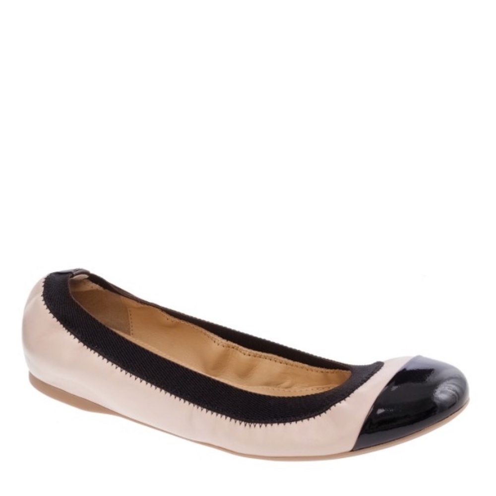 J.Crew Mila Cap Toe Ballet Flats